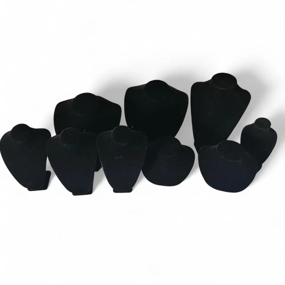 Black Velvet Necklace Display Stands PRICE FOR ONE STAND